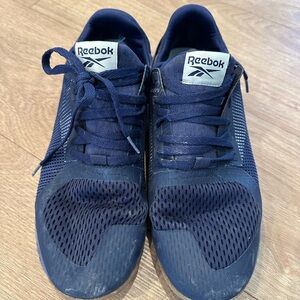 Reebok Dark Blue Mesh Sneakers